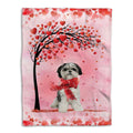 Ohaprints-Fleece-Sherpa-Blanket-Shih-Tzu-Shitzu-Dog-Lover-Love-Heart-1-Soft-Throw-Blanket-419-Fleece Blanket