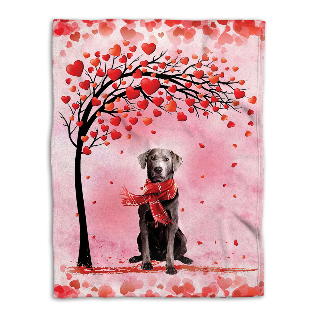 Ohaprints-Fleece-Sherpa-Blanket-Black-Labrador-Retriever-Lab-Dog-Lover-Heart-1-Soft-Throw-Blanket-592-Fleece Blanket