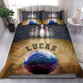 Ohaprints-Quilt-Bed-Set-Pillowcase-Bowling-Ball-Bowler-Player-Fan-Unique-Gift-Idea-Custom-Personalized-Name-Blanket-Bedspread-Bedding-2823-King (90'' x 100'')