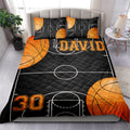 Ohaprints-Quilt-Bed-Set-Pillowcase-Basketball-Ball-Field-Player-Fan-Gift-Black-Custom-Personalized-Name-Number-Blanket-Bedspread-Bedding-2126-King (90'' x 100'')