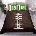 Ohaprints-Quilt-Bed-Set-Pillowcase-America-Football-Player-Fan-Gift-Green-Browns-Custom-Personalized-Name-Number-Blanket-Bedspread-Bedding-2716-King (90'' x 100'')