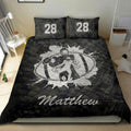 Ohaprints-Quilt-Bed-Set-Pillowcase-America-Football-Ball-Black-Camo-Player-Fan-Custom-Personalized-Name-Number-Blanket-Bedspread-Bedding-1636-King (90'' x 100'')