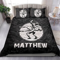 Ohaprints-Quilt-Bed-Set-Pillowcase-Wrestling-Wrestler-Gift-Idea-Black-Camoflage-Custom-Personalized-Name-Blanket-Bedspread-Bedding-2160-King (90'' x 100'')