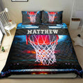 Ohaprints-Quilt-Bed-Set-Pillowcase-Basketball-Court-Field-3D-Printed-Player-Fan-Gift-Custom-Personalized-Name-Blanket-Bedspread-Bedding-2724-King (90'' x 100'')