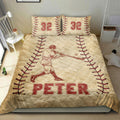 Ohaprints-Quilt-Bed-Set-Pillowcase-Baseball-Players-Vintage-Batter-Fan-Gift-Idea-Custom-Personalized-Name-Number-Blanket-Bedspread-Bedding-2760-King (90'' x 100'')