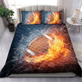 Ohaprints-Quilt-Bed-Set-Pillowcase-America-Football-Ball-Fire-Water-Player-Fan-Gift-Idea-Blanket-Bedspread-Bedding-2189-King (90'' x 100'')