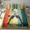 Ohaprints-Quilt-Bed-Set-Pillowcase-Basketball-Vintage-Retro-Player-Fan-Gift-Idae-Custom-Personalized-Name-Number-Blanket-Bedspread-Bedding-2729-King (90'' x 100'')