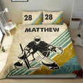 Ohaprints-Quilt-Bed-Set-Pillowcase-Hockey-Boy-Vintage-Retro-Player-Fan-Gift-Idea-Custom-Personalized-Name-Number-Blanket-Bedspread-Bedding-1573-King (90'' x 100'')