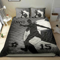 Ohaprints-Quilt-Bed-Set-Pillowcase-Soccer-Boy-Ball-Classic-Player-Fan-Gift-Black-Custom-Personalized-Name-Number-Blanket-Bedspread-Bedding-2166-King (90'' x 100'')