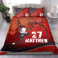 Ohaprints-Quilt-Bed-Set-Pillowcase-Basketball-Jump-Slamdunk-Player-Fan-Gift-Red-Custom-Personalized-Name-Number-Blanket-Bedspread-Bedding-2750-King (90'' x 100'')