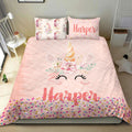 Ohaprints-Quilt-Bed-Set-Pillowcase-Unicorn-Girl-Unique-Gift-Idea-Baby-Girl-Pink-Birthday-Blanket-Bedspread-Bedding-2205-King (90'' x 100'')