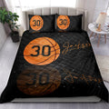 Ohaprints-Quilt-Bed-Set-Pillowcase-Basketball-Ball-Mirrors-Player-Gift-Fan-Black-Custom-Personalized-Name-Number-Blanket-Bedspread-Bedding-1534-Double (70'' x 80'')