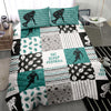 Ohaprints-Quilt-Bed-Set-Pillowcase-America-Football-Boy-Player-Gift-Fan-Eat-Sleep-Football-Lover-Patchwork-Green-Blanket-Bedspread-Bedding-3054-Throw (55&#39;&#39; x 60&#39;&#39;)