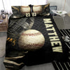 Ohaprints-Quilt-Bed-Set-Pillowcase-Baseball-Player-Fan-Ball-3D-Print-Sport-Black-Custom-Personalized-Name-Number-Blanket-Bedspread-Bedding-3055-Throw (55&#39;&#39; x 60&#39;&#39;)