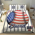 Ohaprints-Quilt-Bed-Set-Pillowcase-America-Baseball-Ball-Player-Fan-Gift-Beige-Custom-Personalized-Name-Number-Blanket-Bedspread-Bedding-365-Double (70'' x 80'')