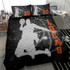 Ohaprints-Quilt-Bed-Set-Pillowcase-Basketball-Player-Posing-Fan-Gift-Black-Custom-Personalized-Name-Number-Blanket-Bedspread-Bedding-366-Throw (55&#39;&#39; x 60&#39;&#39;)