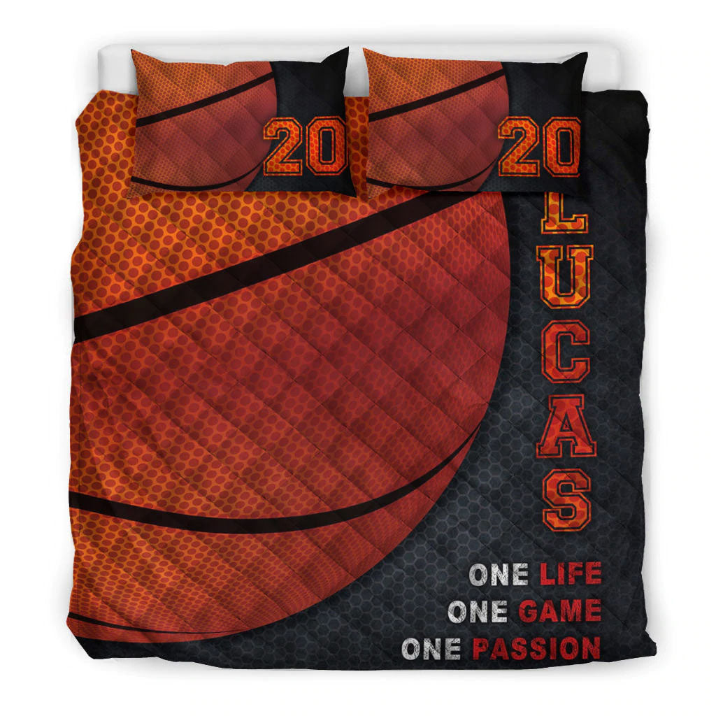 Ohaprints-Quilt-Bed-Set-Pillowcase-Basketball-Ball-Life-Game-Passion-Player-Fan-Custom-Personalized-Name-Number-Blanket-Bedspread-Bedding-1661-Throw (55'' x 60'')