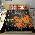 Ohaprints-Quilt-Bed-Set-Pillowcase-Basketball-Field-Ball-Player-Fan-Gift-Black-Custom-Personalized-Number-Blanket-Bedspread-Bedding-1539-Double (70'' x 80'')