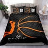 Ohaprints-Quilt-Bed-Set-Pillowcase-Basketball-Paler-Posing-Fan-Gift-Simple-Black-Custom-Personalized-Name-Number-Blanket-Bedspread-Bedding-2718-Double (70&#39;&#39; x 80&#39;&#39;)