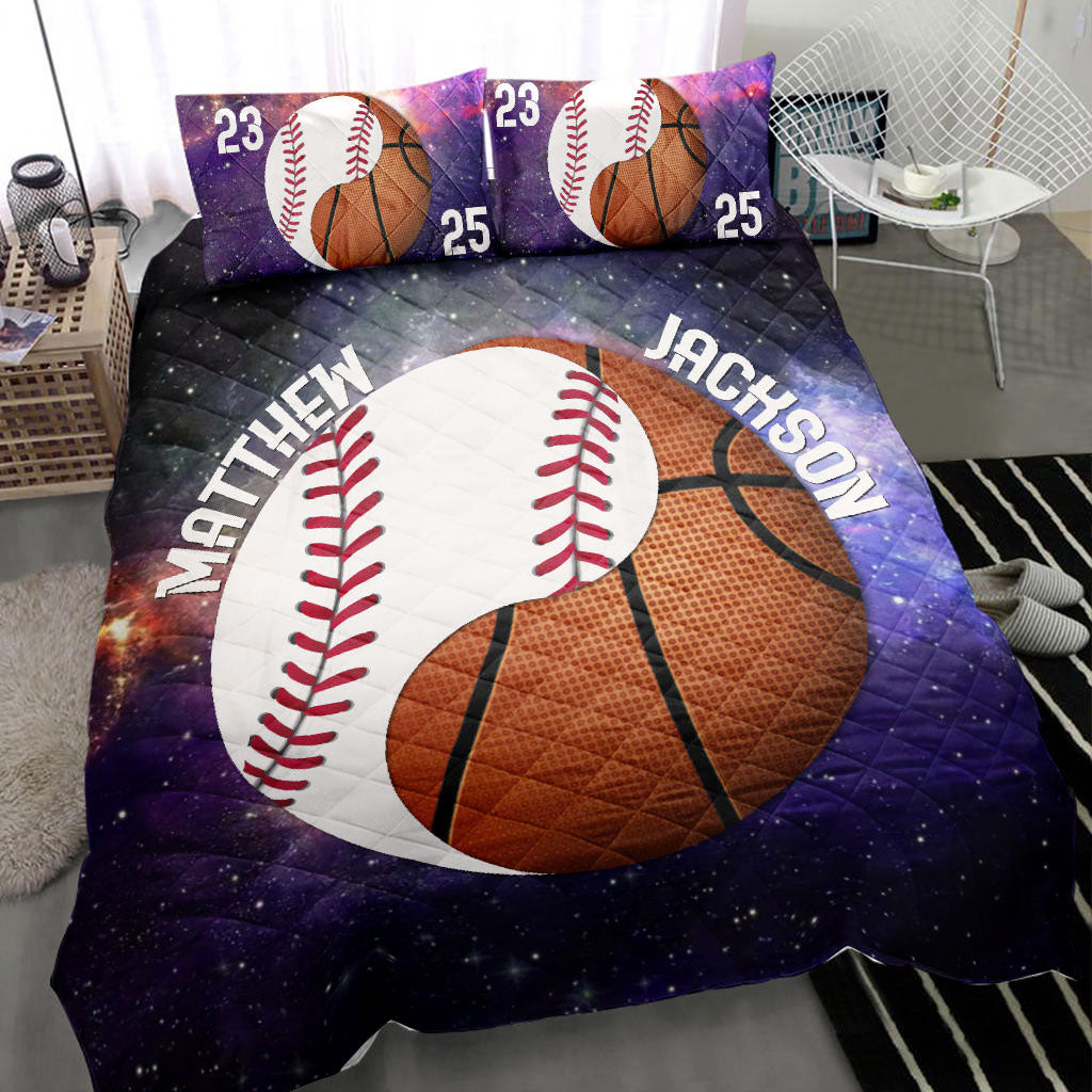 Ohaprints-Quilt-Bed-Set-Pillowcase-Basketball-Baseball-Yin-Yang-Galaxy-Player-Fan-Custom-Personalized-Name-Number-Blanket-Bedspread-Bedding-960-Throw (55'' x 60'')
