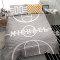 Ohaprints-Quilt-Bed-Set-Pillowcase-Basketball-Court-Basketball-Player-Fan-Grey-Custom-Personalized-Name-Number-Blanket-Bedspread-Bedding-369-Throw (55'' x 60'')