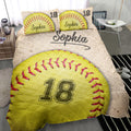 Ohaprints-Quilt-Bed-Set-Pillowcase-Softball-Ball-3D-Printed-Player-Fan-Gift-Beige-Custom-Personalized-Name-Number-Blanket-Bedspread-Bedding-1542-Throw (55'' x 60'')