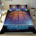 Ohaprints-Quilt-Bed-Set-Pillowcase-Basketball-Big-Ball-3D-Printed-Blue-Player-Fan-Custom-Personalized-Name-Number-Blanket-Bedspread-Bedding-2130-Double (70'' x 80'')