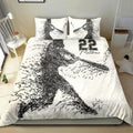 Ohaprints-Quilt-Bed-Set-Pillowcase-Baseball-Sketch-Batter-Player-Fan-Black-White-Custom-Personalized-Name-Number-Blanket-Bedspread-Bedding-376-Double (70'' x 80'')