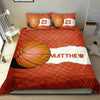 Ohaprints-Quilt-Bed-Set-Pillowcase-Basketball-Ball-3D-Printed-Orange-Player-Fan-Custom-Personalized-Name-Number-Blanket-Bedspread-Bedding-379-Double (70&#39;&#39; x 80&#39;&#39;)