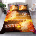 Ohaprints-Quilt-Bed-Set-Pillowcase-Basketball-Fire-Ball-3D-Print-Player-Fan-Gift-Custom-Personalized-Name-Number-Blanket-Bedspread-Bedding-1554-Double (70'' x 80'')