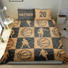 Ohaprints-Quilt-Bed-Set-Pillowcase-Basketball-Player-Ball-Vintage-Brown-Fan-Gift-Custom-Personalized-Name-Number-Blanket-Bedspread-Bedding-2733-Double (70&#39;&#39; x 80&#39;&#39;)