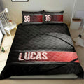 Ohaprints-Quilt-Bed-Set-Pillowcase-Basketball-Ball-Ball-Player-Fan-Gift-Idea-Black-Blanket-Bedspread-Bedding-383-Double (70'' x 80'')