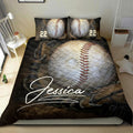 Ohaprints-Quilt-Bed-Set-Pillowcase-Baseball-Vintage-Ball-Brown-Player-Fan-Gift-Custom-Personalized-Name-Number-Blanket-Bedspread-Bedding-389-Double (70'' x 80'')