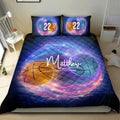Ohaprints-Quilt-Bed-Set-Pillowcase-Basketball-Ball-Yin-Yang-Thunder-Player-Fan-Custom-Personalized-Name-Number-Blanket-Bedspread-Bedding-1563-Double (70'' x 80'')