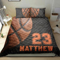 Ohaprints-Quilt-Bed-Set-Pillowcase-Basketball-Ball-3D-Vintage-Player-Fan-Gift-Custom-Personalized-Name-Number-Blanket-Bedspread-Bedding-392-Double (70'' x 80'')