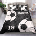 Ohaprints-Quilt-Bed-Set-Pillowcase-Soccer-Ball-Black-Camo-Player-Fan-Gift-Idea-Custom-Personalized-Name-Number-Blanket-Bedspread-Bedding-1044-Double (70'' x 80'')