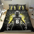 Ohaprints-Quilt-Bed-Set-Pillowcase-Football-Boy-Warrior-Angel-Wings-Player-Fan-Custom-Personalized-Name-Number-Blanket-Bedspread-Bedding-455-Double (70'' x 80'')