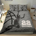 Ohaprints-Quilt-Bed-Set-Pillowcase-Basketball-Boy-Grey-Honeycomb-Player-Fan-Gift-Custom-Personalized-Name-Number-Blanket-Bedspread-Bedding-1571-Double (70'' x 80'')