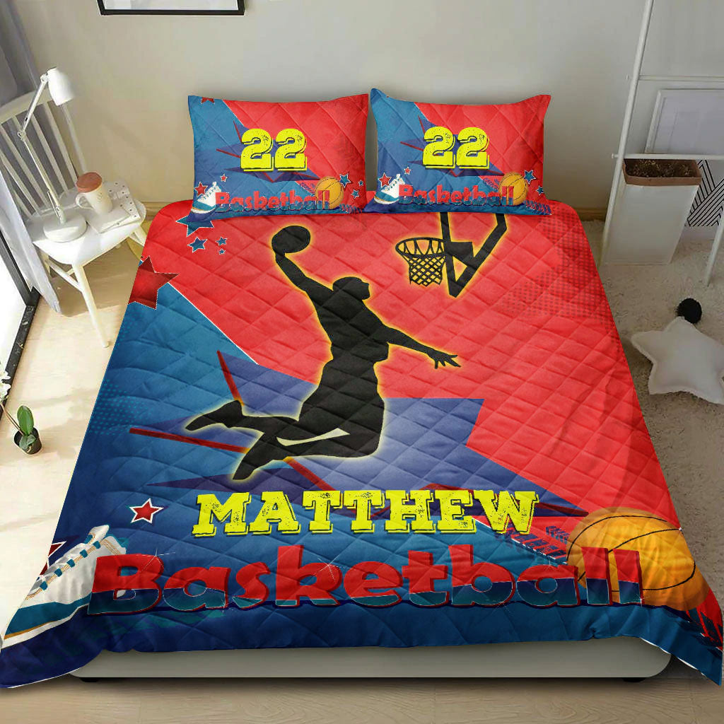 Ohaprints-Quilt-Bed-Set-Pillowcase-Basketball-Boy-Red-Blue-Player-Fan-Gift-Idea-Custom-Personalized-Name-Number-Blanket-Bedspread-Bedding-1633-Double (70'' x 80'')