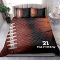 Ohaprints-Quilt-Bed-Set-Pillowcase-Football-Basketball-Pattern-Player-Fan-Gift-Custom-Personalized-Name-Number-Blanket-Bedspread-Bedding-2158-Double (70'' x 80'')