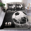 Ohaprints-Quilt-Bed-Set-Pillowcase-Soccer-Ball-Black-Player-Fan-Unique-Gift-Idea-Custom-Personalized-Name-Number-Blanket-Bedspread-Bedding-2813-Double (70&#39;&#39; x 80&#39;&#39;)