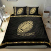 Ohaprints-Quilt-Bed-Set-Pillowcase-Football-Ball-Mandala-Player-Fan-Gift-Black-Custom-Personalized-Name-Number-Blanket-Bedspread-Bedding-1052-Double (70&#39;&#39; x 80&#39;&#39;)