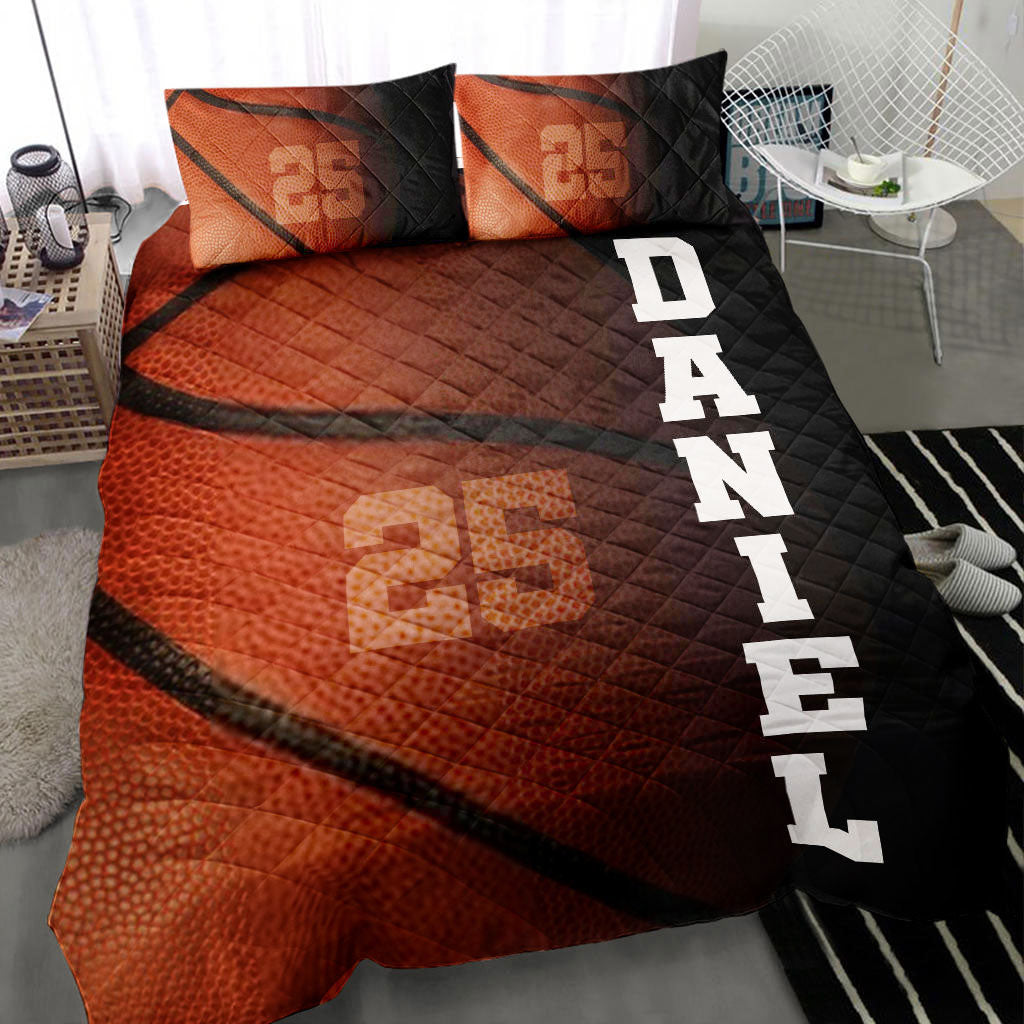 Ohaprints-Quilt-Bed-Set-Pillowcase-Basketball-Ball-Texture-Player-Fan-Gift-Idea-Custom-Personalized-Name-Number-Blanket-Bedspread-Bedding-1635-Throw (55'' x 60'')