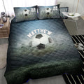 Ohaprints-Quilt-Bed-Set-Pillowcase-Soccer-Ball-Smoke-Player-Fan-Unique-Gift-Idea-Custom-Personalized-Name-Number-Blanket-Bedspread-Bedding-2753-Throw (55'' x 60'')