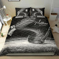 Ohaprints-Quilt-Bed-Set-Pillowcase-Ice-Hockey-Stick-Puck-Player-Fan-Gift-Black-Custom-Personalized-Name-Number-Blanket-Bedspread-Bedding-1055-Double (70'' x 80'')