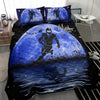 Ohaprints-Quilt-Bed-Set-Pillowcase-America-Football-Blue-Moon-Player-Fan-Gift-Custom-Personalized-Name-Number-Blanket-Bedspread-Bedding-994-Throw (55&#39;&#39; x 60&#39;&#39;)