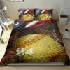 Ohaprints-Quilt-Bed-Set-Pillowcase-Softball-Ball-America-Flag-Player-Fan-Gift-Custom-Personalized-Name-Number-Blanket-Bedspread-Bedding-1041-Double (70&#39;&#39; x 80&#39;&#39;)