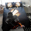 Ohaprints-Quilt-Bed-Set-Pillowcase-Baseball-Boy-Fire-Ball-Batter-Pose-Player-Fan-Custom-Personalized-Name-Number-Blanket-Bedspread-Bedding-1058-Throw (55&#39;&#39; x 60&#39;&#39;)