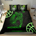 Ohaprints-Quilt-Bed-Set-Pillowcase-Basketball-Boy-Neon-Green-Player-Fan-Gift-Idea-Custom-Personalized-Name-Number-Blanket-Bedspread-Bedding-2226-Double (70'' x 80'')