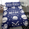 Ohaprints-Quilt-Bed-Set-Pillowcase-Baseball-Boy-Ball-Helmet-Player-Fan-Gift-Idea-Blue-Custom-Personalized-Name-Blanket-Bedspread-Bedding-2756-Throw (55&#39;&#39; x 60&#39;&#39;)